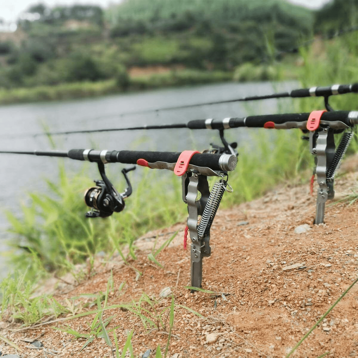 kokiya Fishing Rod Holder Ground Stake Support Bracket, Durable