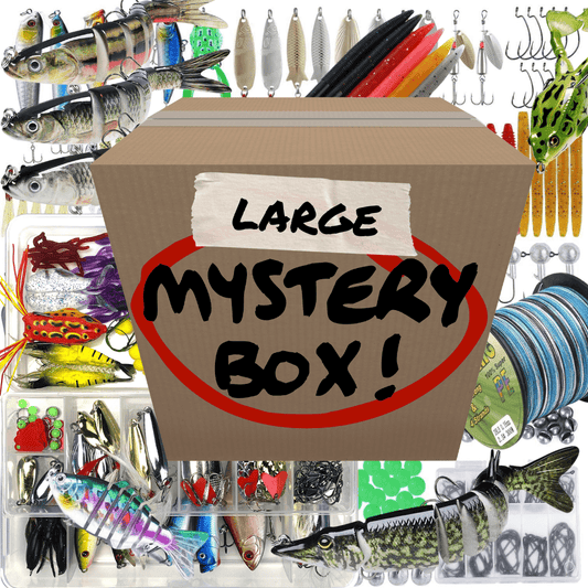 Large Fishing Lure & Tackle Mystery Box Over $140 Value